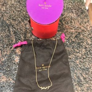 Kate Spade “Mrs” Necklace